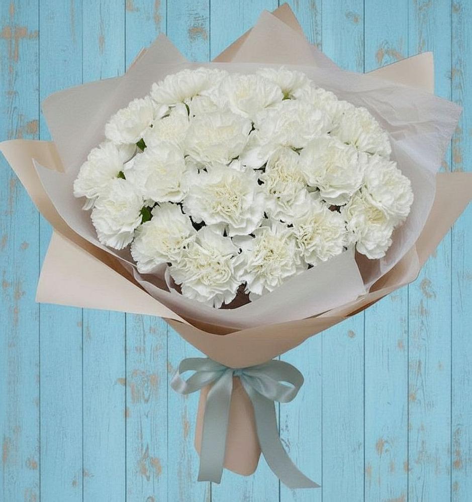 Букет цветов из: Гвоздики в Липовцах