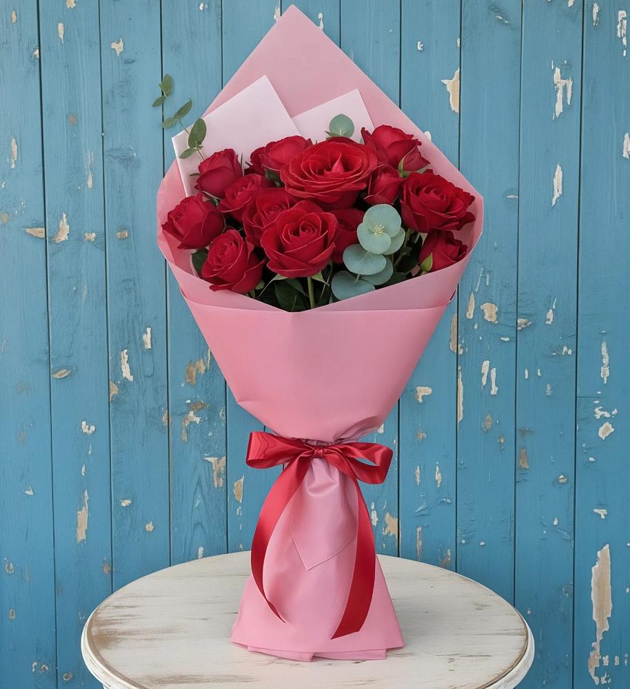 Букет цветов из: Розы в Липовцах