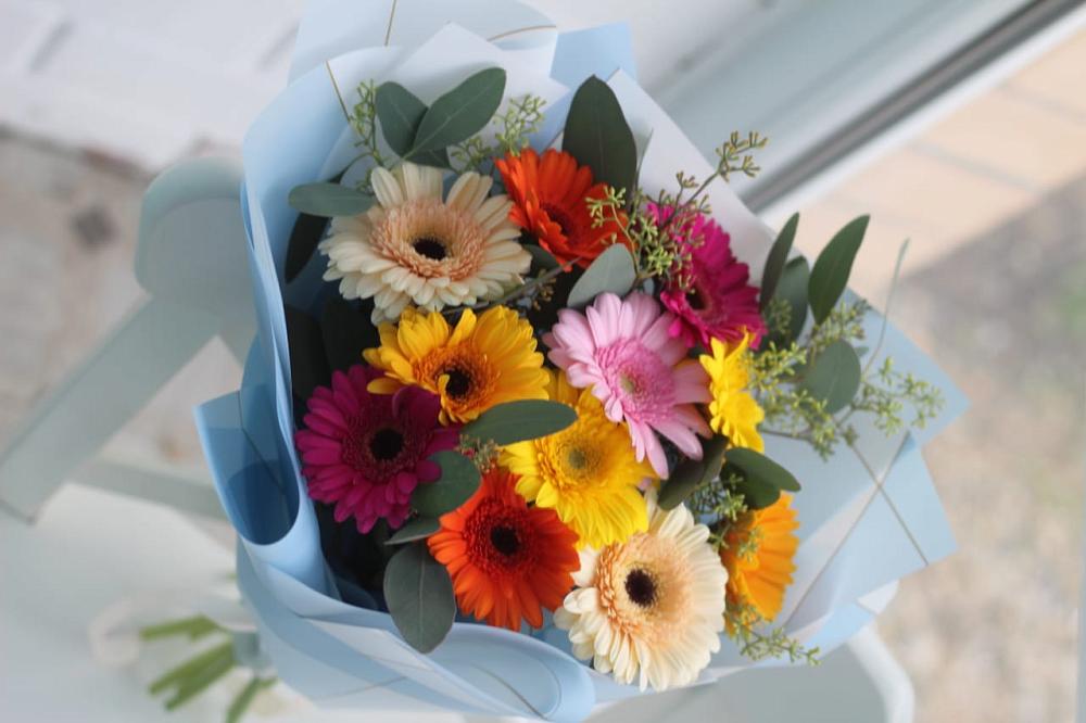 Букет цветов из: Герберы в Липовцах