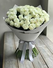 Букет 35 Белых роз в Липовцах