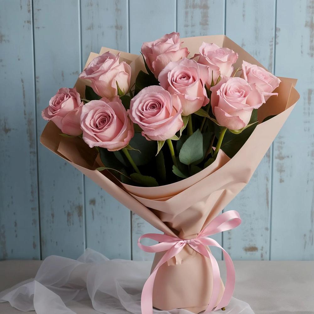 Букет цветов из: Розы в Липовцах