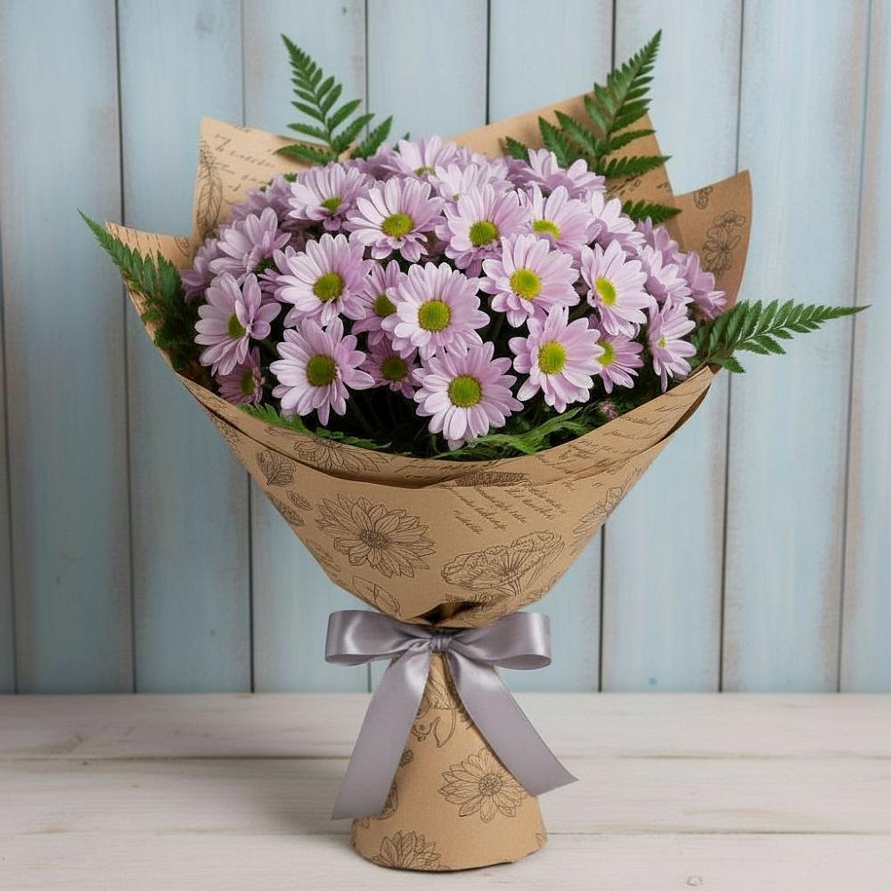Букет цветов из: Хризантемы в Липовцах