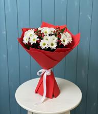 Букет цветов из:  Хризантемы в Липовцах