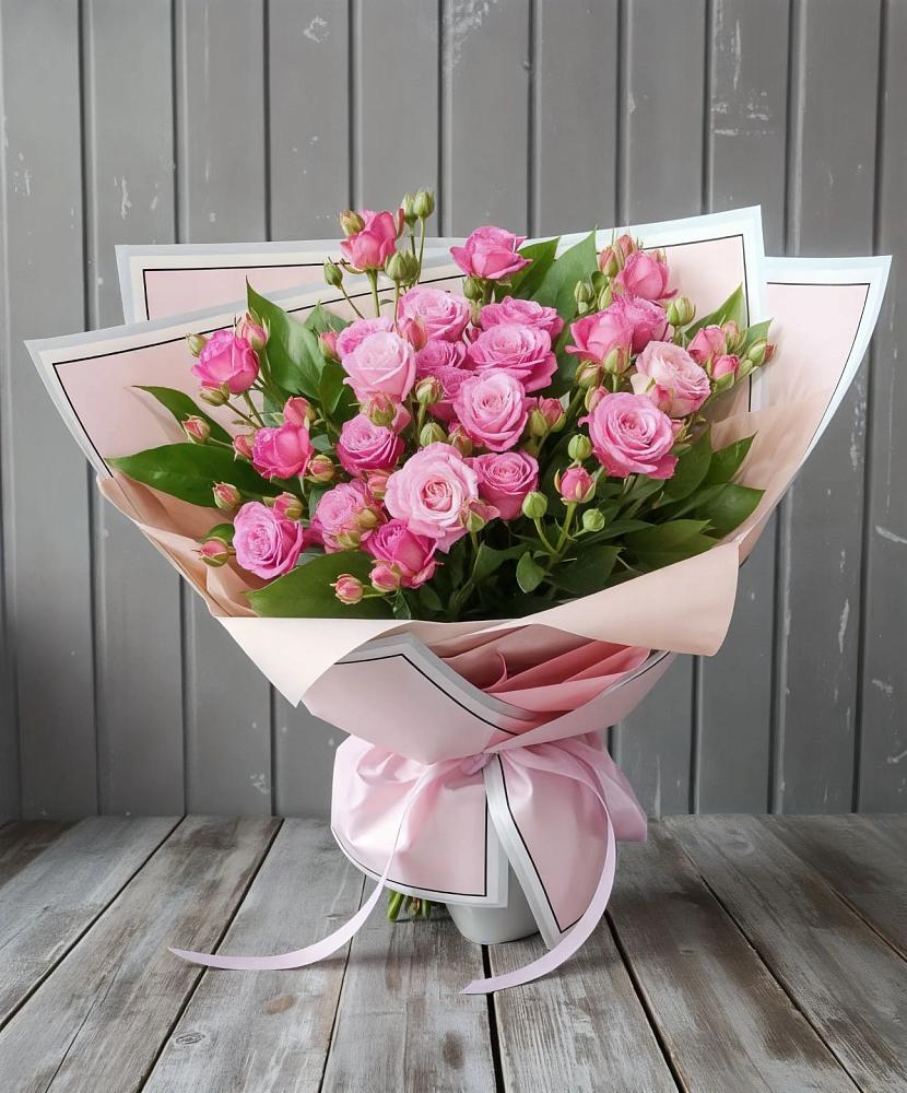 Букет Розовый кустик в Липовцах