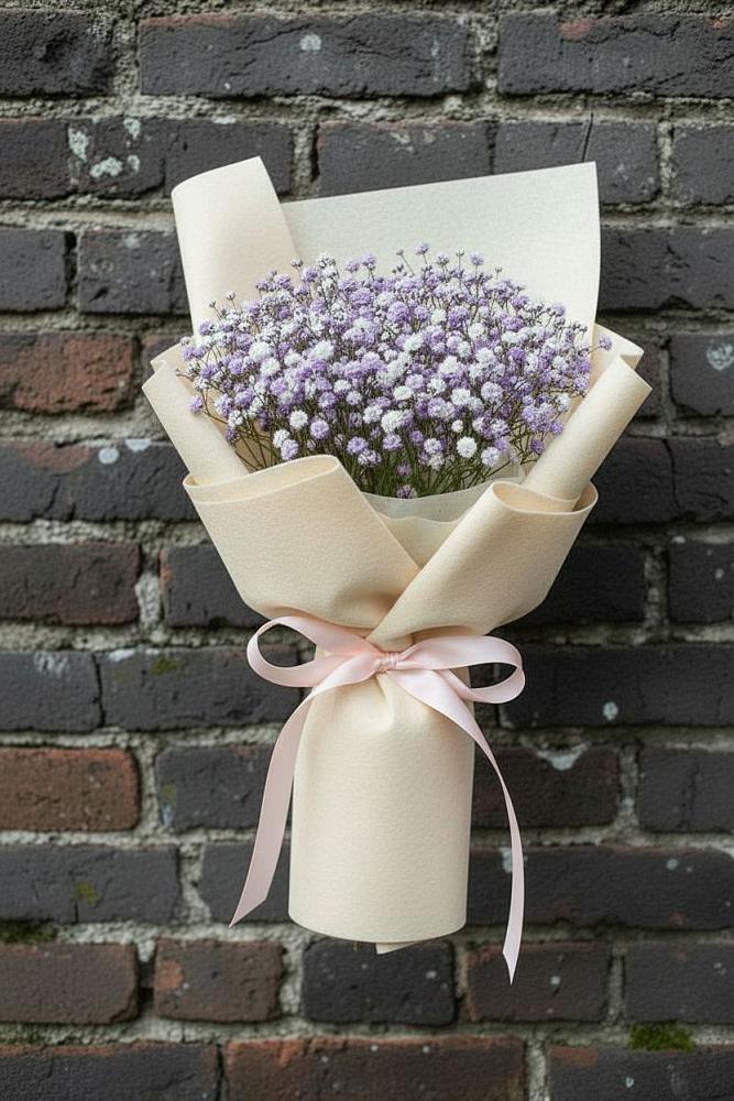 Букет цветов из: Гипсофила в Липовцах