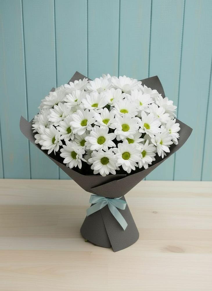 Букет цветов из: Хризантемы в Липовцах