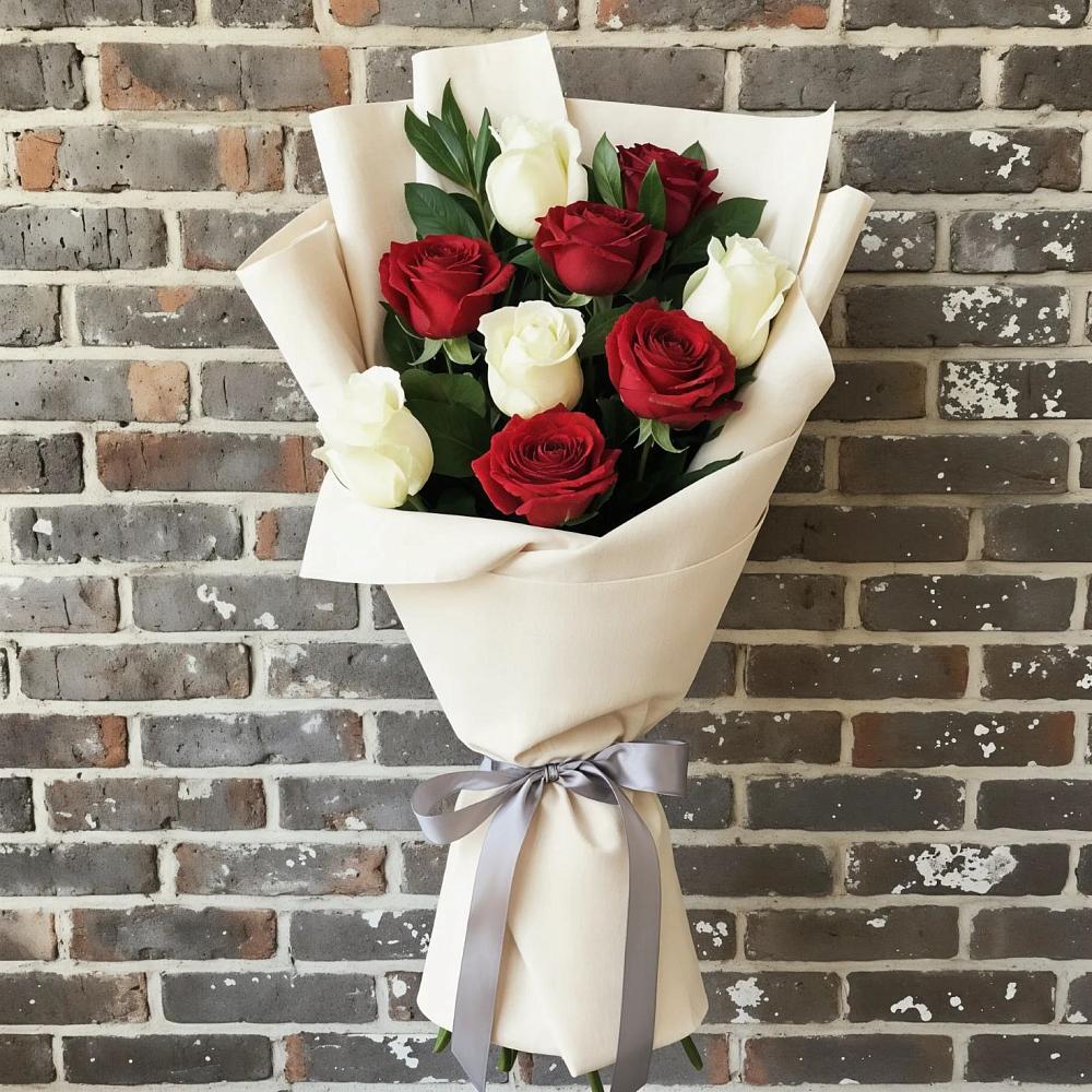 Букет цветов из: Розы в Липовцах