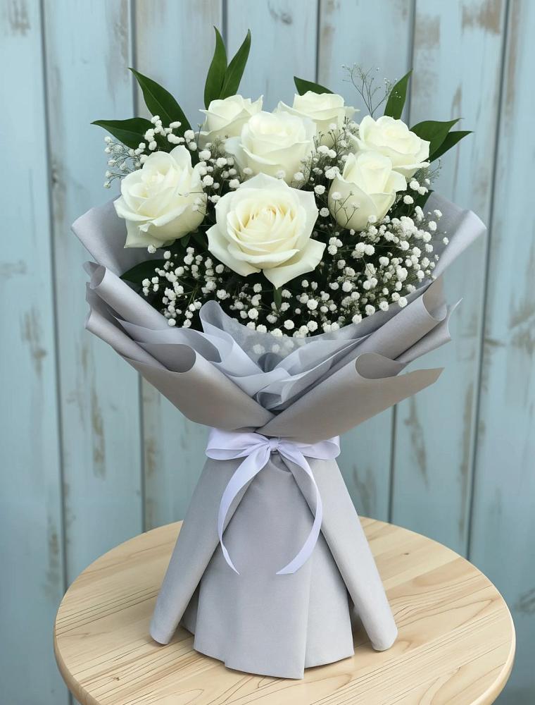 Букет цветов из: Розы в Липовцах