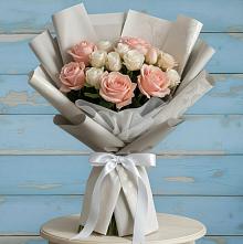Букет цветов из:  Розы #REPLACE_PRED# Липовцах