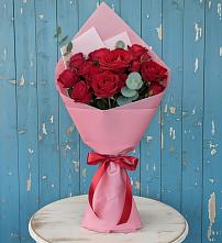 Букет цветов из:  Розы в Липовцах