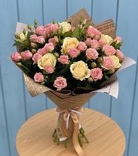 Букет цветов из:  Розы в Липовцах