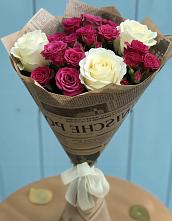 Букет цветов из:  Розы в Липовцах