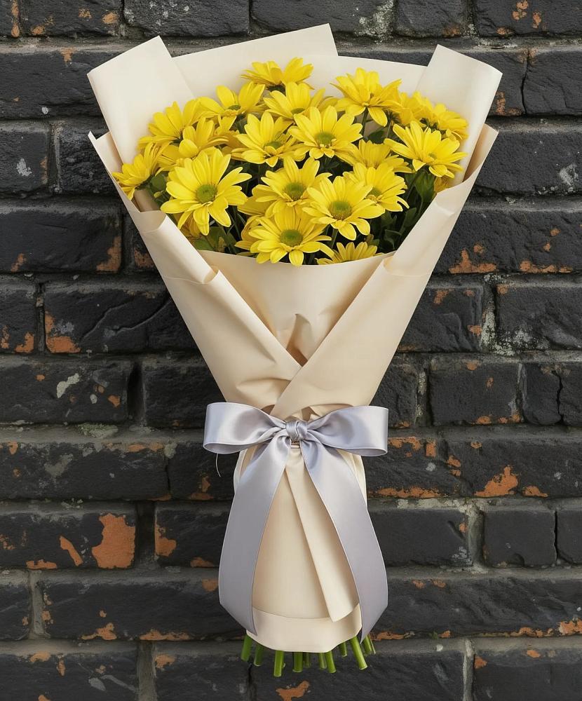 Букет цветов из: Хризантемы в Липовцах