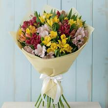 Букет цветов из:  Альстромерии в Липовцах