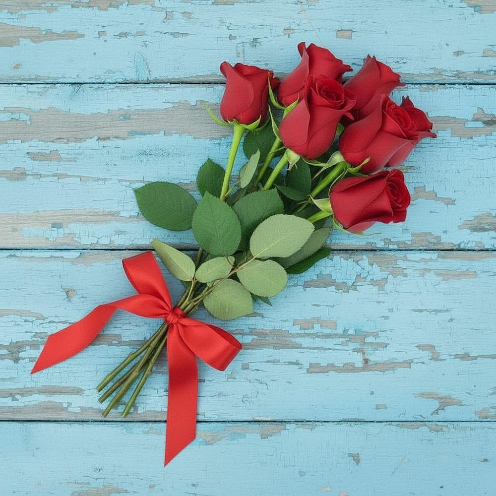 Букет Красные розы в Липовцах