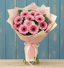 Букет цветов из:  Герберы в Липовцах